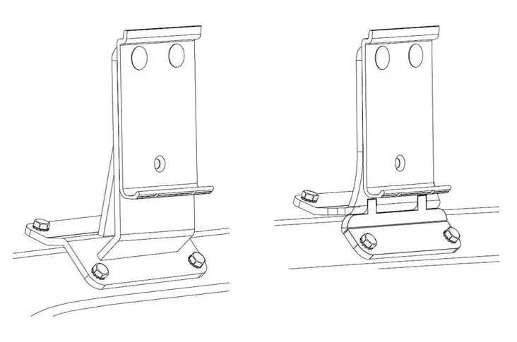 Thule kiinnityssarja Ford Tourneo Custom,/Transit Custom - Seinämarkiisien kiinnityssarjat - 8446 - 1