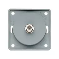 Berker antennirasia upotettava harmaa SAT F-liitin - Sähkörasiat, pistokkeet - 657 - 1