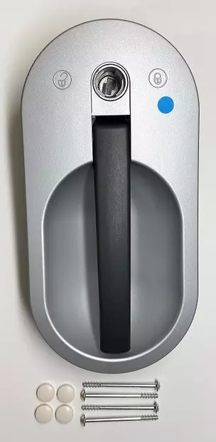 Ulko-oven lukon ulko-osa, oikea, ei lukkopesää, BG 2353 FF2, HSC - HOBBY VARAOSAT - 3457 - 1