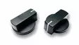 Säädinnuppisarja 6kpl, musta SPCC0583 - Liesien ja uunien varaosat - 10077 - 1