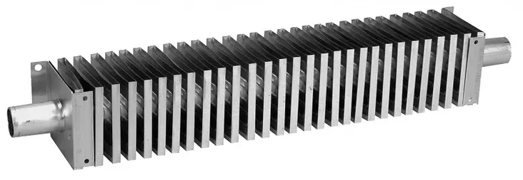 Alde ripapatteri 1000 mm, putki 22 mm teho 440 W/m, 60x60 mm, kiinnikkeet - Nestekeskuslämmitysjärjestelmän osat - 13557 - 1