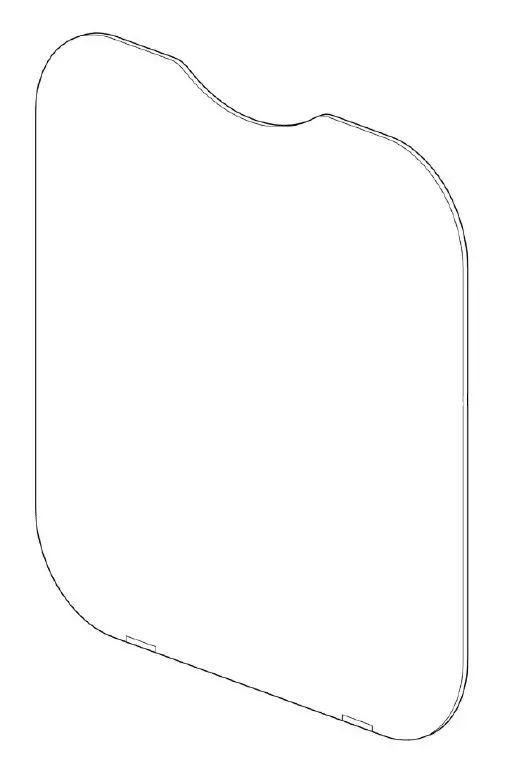 Altaan lasikansi musta SBL34XX, suorakaide - Liesien ja uunien varaosat - 17567 - 1