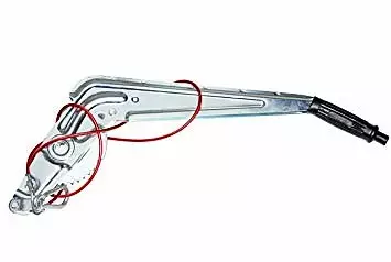 Käsijarrukahva Knott hf/peitz Hammaslevyllä, bpw - Knott/schlegl - 10857 - 1