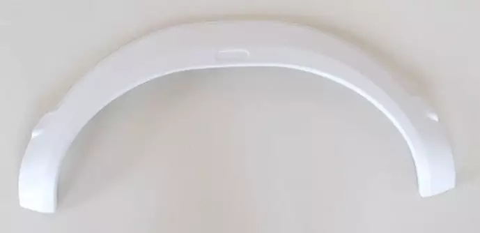 Lokasuojan kaari 1-aks valk. ( Muovihelma ) - HOBBY VARAOSAT - 11557 - 1