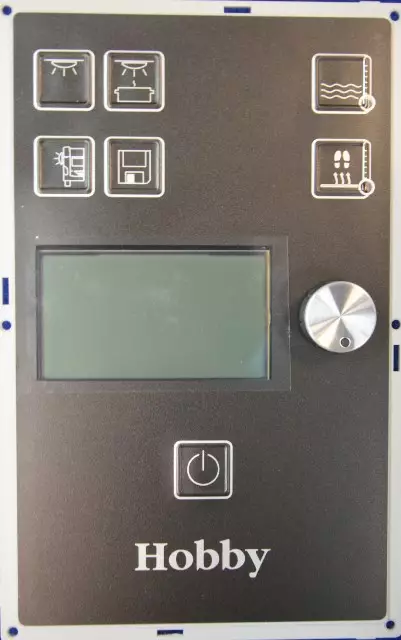 Ohjauspaneeli, tarra, EL507 LCD, ilman kehystä, De Luxe Easy - HOBBY VARAOSAT - 7917 - 1