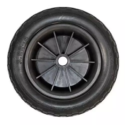 Sivupyörä AL-KO 260mm keskireikä 20mm AL-KO sivupyörä musta polyuretaani - Keulatuet/Rullat - 10487 - 1