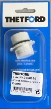 Thetford lukkosylinterin runko, luukut D3-6 FF2, valkoinen RAL 9010 - Ovien ja luukkujen osat - 18307 - 1