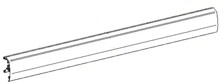 Thule etupalkki 6300 4,00 m, valkoinen - Markiisien varaosat Thule - 16427 - 1