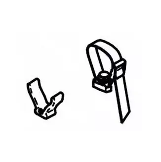 Thule pyöräkourun pääty + hihna Essential, 2kpl - Polkupyörätelineiden varaosat - 17887 - 1