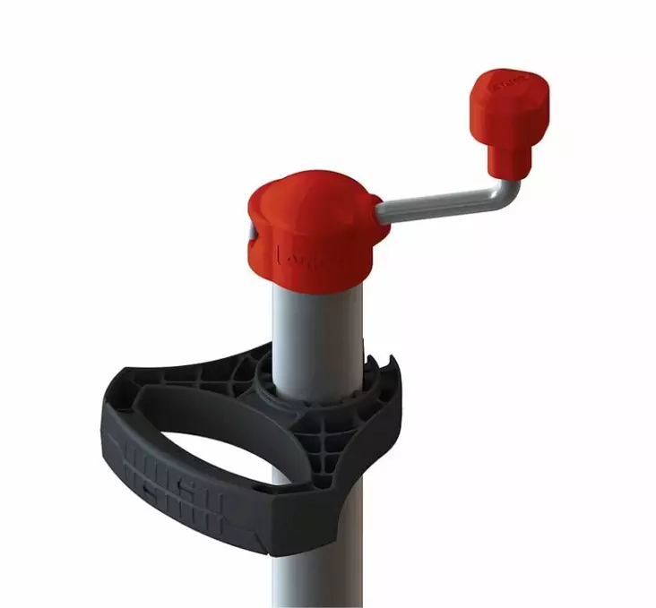 Vetokahva nokkapyörään, halk 48mm musta - Kiinnikkeet - 1947 - 1