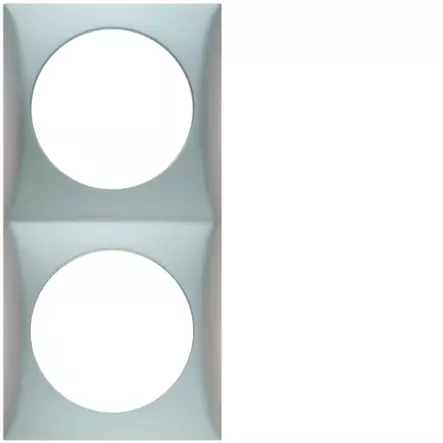 Berker kehys 2-osainen kromi matta - Sähkörasiat, pistokkeet - 11148 - 1