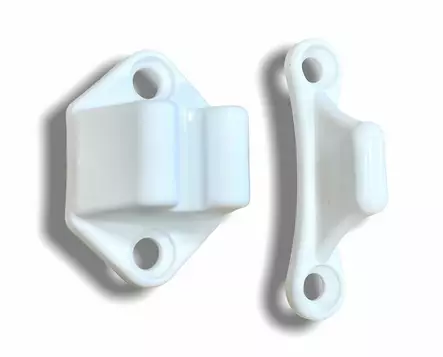 Oven aukipidin 2-osainen valkoinen - Ovien ja luukkujen osat - 168 - 1