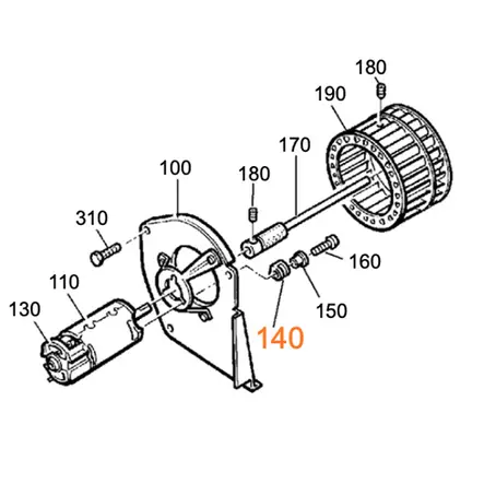 Truma värinänvaimennin E 2400, heilurivaimennin - Varioheat, e-lämmittimien varaosat - 13318 - 1