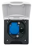 Ulosottorasia 230V/antenni, RAL 9010 - Sähkörasiat, pistokkeet - 8628 - 1