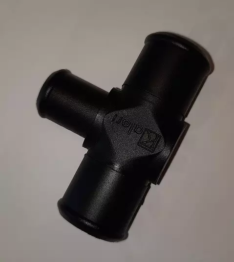 Alde T-kappale muovia, 16x22x22 mm - Alde lämmönvaihdin, lattialämmitys - 15318 - 1