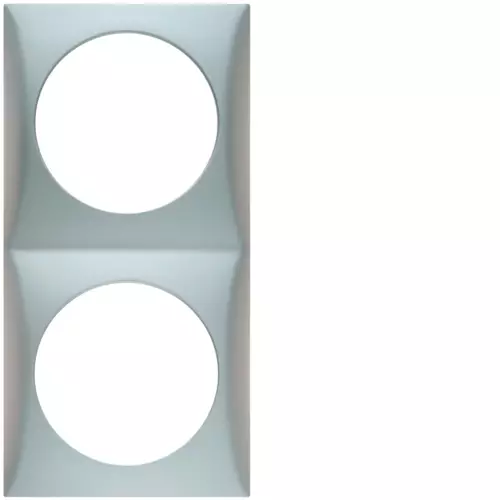 Berker kehys 2-osainen kromi matta - Sähkörasiat, pistokkeet - 11148 - 1