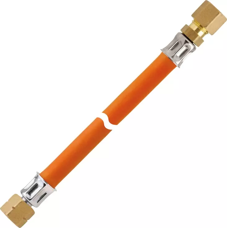 Gok kaasuletku, 600 mm 1/4" säätimeen, liitos 8mm putkeen - Säätimet, vaihtajat, letkut, suodattimet - 1938 - 1