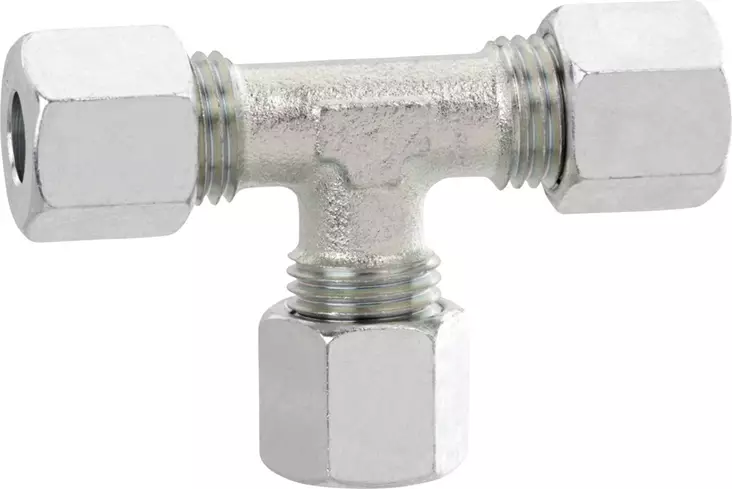 Gok T-liitin 8x8x8mm teräs - Kaasujärjestelmän tarvikkeet - 288 - 1