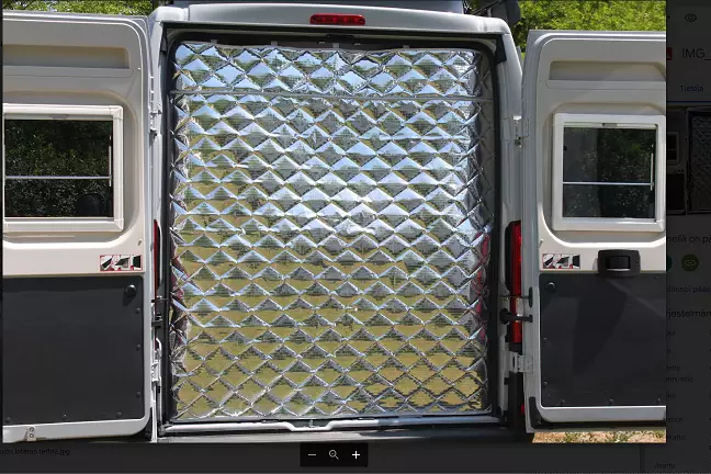 Ideatermica Termo/lämpöpeitto (taakse van) Ducato - ALUSTA, KORI, OHJAAMO, LISÄPEILIT - 17748 - 1