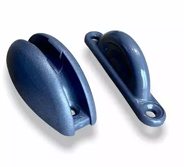 Oven aukipidin 2-osainen tummanharmaa - Ovien ja luukkujen osat - 9938 - 1