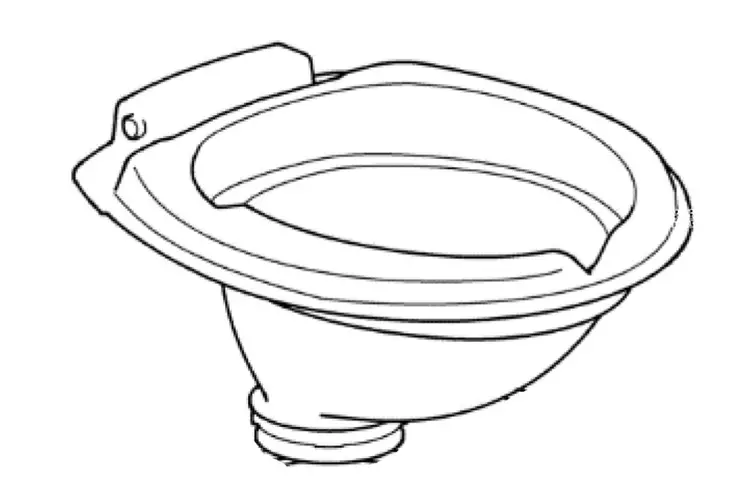 Thetford WC-istuimen kulho C500 - Kasettikäymälöiden varaosat - 16938 - 1