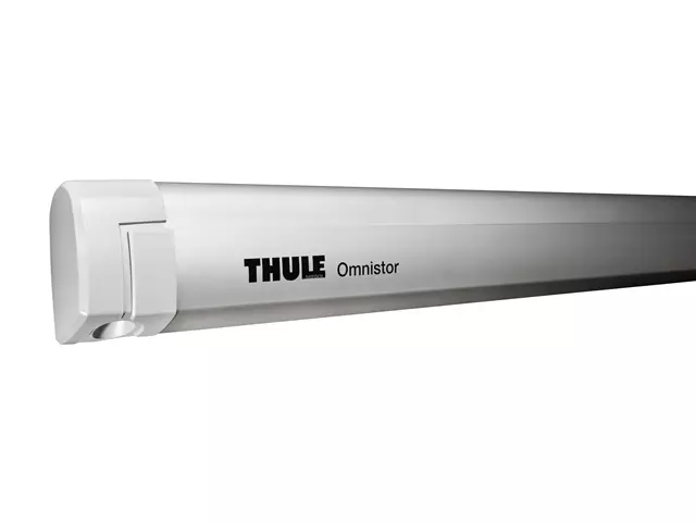 Thule markiisi Omnistor 5200 4,50 m, Sapphire/hopea - Kotelomarkiisit seinään Thule - 8368 - 1