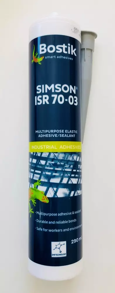 Tiivistemassa ISR 70-03, 290ml harmaa Liima ja tiivistysmassa - LIIMAT JA TIIVISTYSMASSAT - 9848 - 1