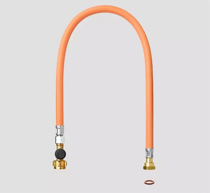 Truma korkeapaineletku 750 mm, Monocontrol, Duocontrol - Säätimet, vaihtajat, letkut, suodattimet - 1828 - 1