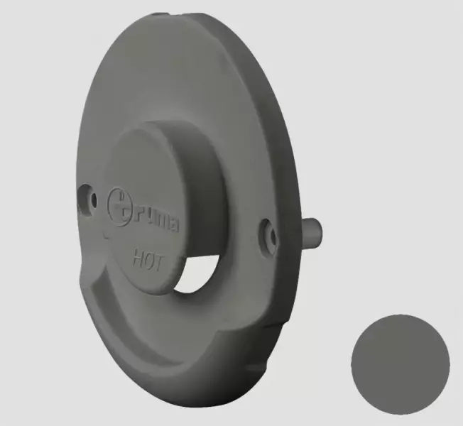 Truma seinäläpiviennin ulko-osa antrasiitinharmaa ZR 80 - Combi-lämmittimien varaosat - 14198 - 1