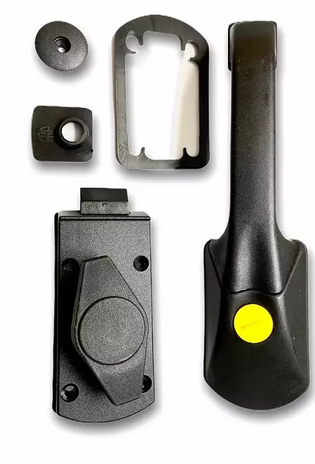 Ulko-oven lukko FF Car-Lock I FF2 / HSC Ilman lukkopesää, asennus vaakasuoraan - Ovien ja luukkujen osat - 1468 - 1