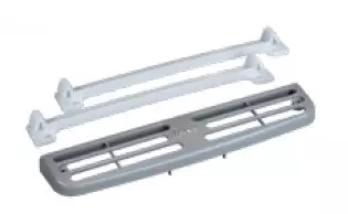 Alde pyyhekuivaimen kiinnityssarja, harmaa ritilä - NESTEKESKUSLÄMMITYS - 15249 - 1