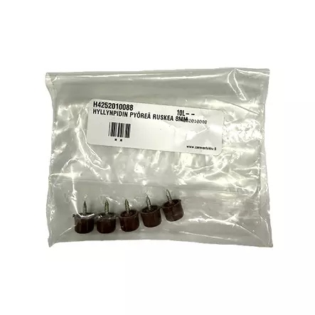 Hyllynpidin pyöreä ruskea 8mm - HOBBY VARAOSAT - 5419 - 1