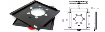 Kääntymismekanismin käsijarrun adapterisarja VW Crafter/Man TGE alkaen 2016 - Kääntymismekanismit - 25219 - 1