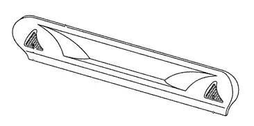 Takapaneeli, 2007-2008 valkoinen 220cm leveään vaunuun - HOBBY VARAOSAT - 6149 - 1