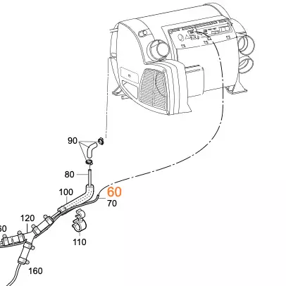 Altitude kit connector cable, 6 m - Combi-lämmittimien varaosat - 14079 - 1