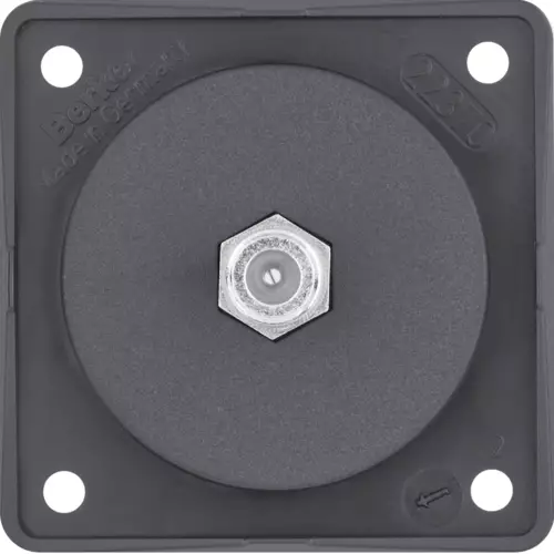 Berker antennirasia antrasiitti matta SAT, F-liitin - Sähkörasiat, pistokkeet - 11129 - 1