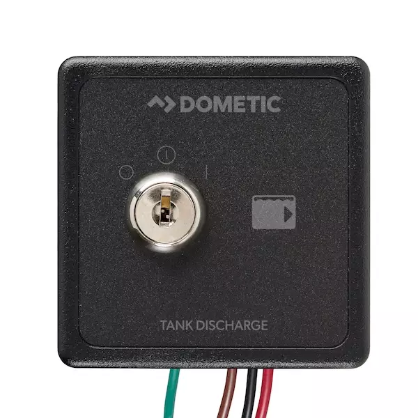 DTD01, Tank discharge control for DTM04 - Kemialliset käymälät Dometic - 15859 - 1