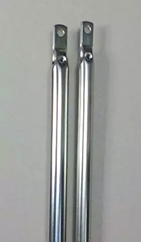 DWT vaakatanko 22x1mm, teräs, 200-280cm Etulipan tanko, 11-15, silmukka/silmukka - Telttojen lisäputket ja sarjat - 1369 - 1