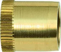 Gok tukiholkki 8x1mm, messinki, rihlattu - Kaasujärjestelmän tarvikkeet - 16389 - 1