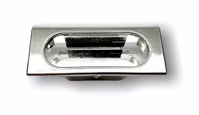 Lukon vastakappale upotettava, kromi E-Lock - HOBBY VARAOSAT - 9729 - 1