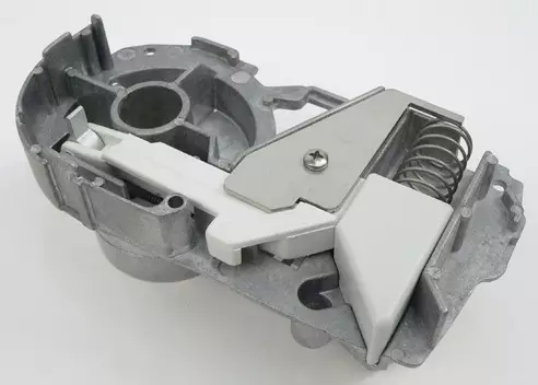 Thule päätylevy vasen+lukitsin 8000 - Markiisien varaosat Thule - 1129 - 1