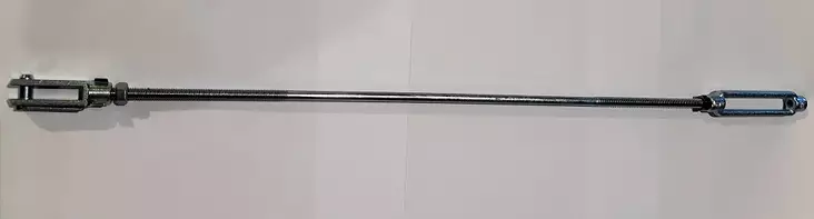 Vanttiruuvisarja m 8oik/vas kierre 500mm Vanttiruuvi+haarukka+tanko+mutterit - Knott - 10569 - 1