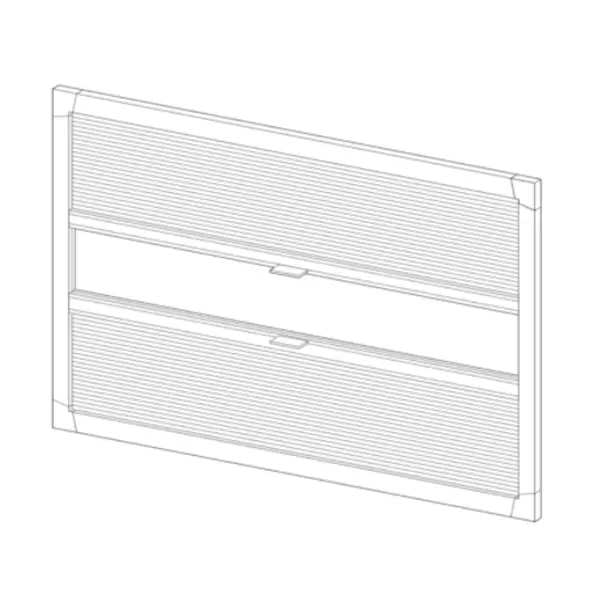 Verhokasetti 828x448mm, laskosverhot DFV II, 10065301 - HOBBY VARAOSAT - 11799 - 1
