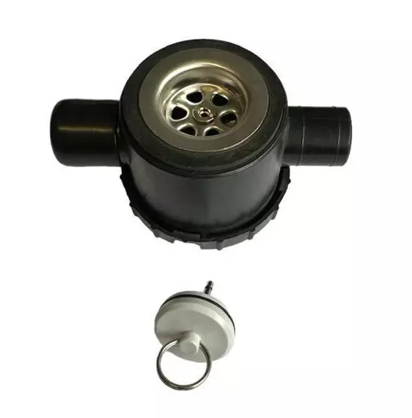 Viemäriliitos, hajulukko, 25mm, kaksi tuloa - MUUT VESIJÄRJESTELMÄN OSAT - 23589 - 1